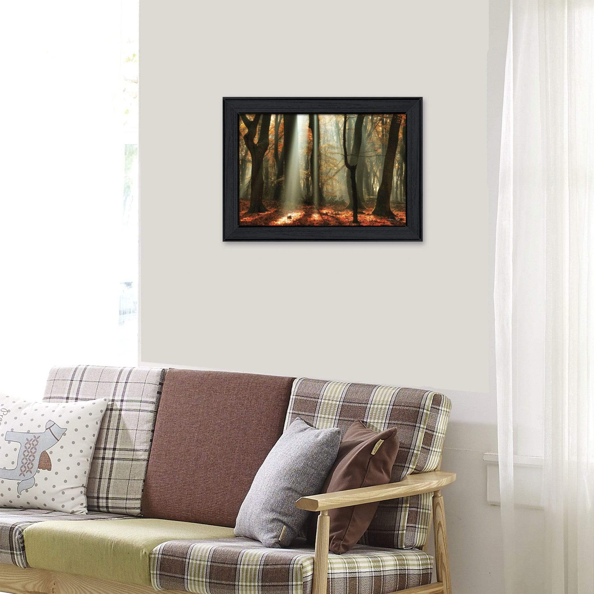 Beam Me Up Black Framed Print Wall Art - Homeroots - Flyclothing LLC