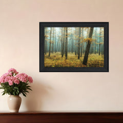 Holterberg in the Mist Black Framed Print Wall Art - Homeroots