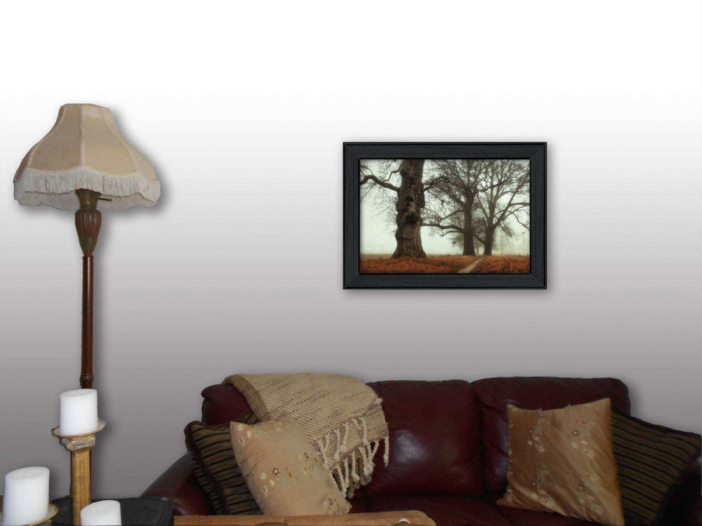 Misty Trees Black Framed Print Wall Art - Homeroots - Flyclothing LLC