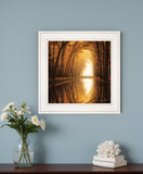 Lochem Reflections 1 White Framed Print Wall Art - Homeroots