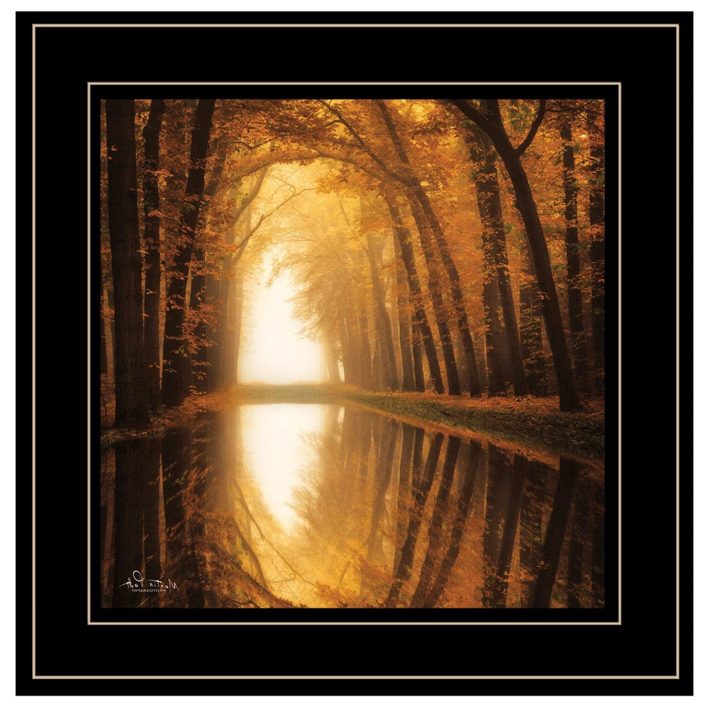 Lochem Reflections 2 Black Framed Print Wall Art - Homeroots - Flyclothing LLC