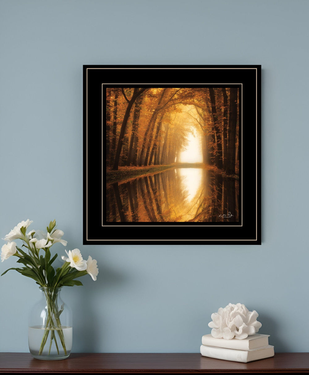 Lochem Reflections 2 Black Framed Print Wall Art - Homeroots
