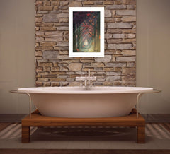 Path of Happiness 1 White Framed Print Wall Art - Homeroots
