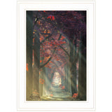 Path of Happiness 1 White Framed Print Wall Art - Homeroots