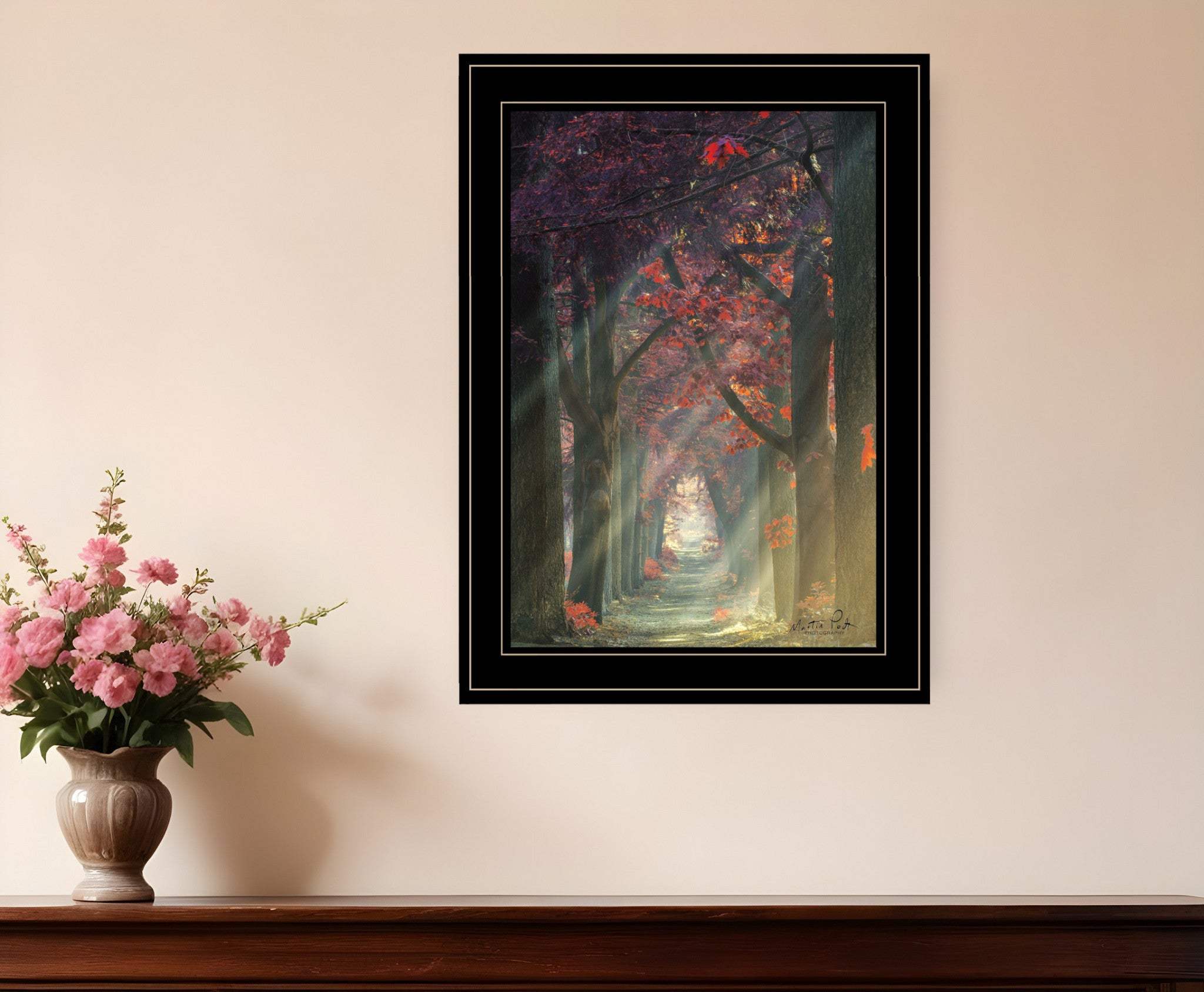 Path of Happiness 2 Black Framed Print Wall Art - Homeroots - Flyclothing LLC