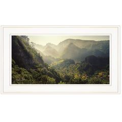 Land of the Hobbits Martin Podt Ready to Hang Framed Print White Frame White Framed Print Wall Art - Homeroots
