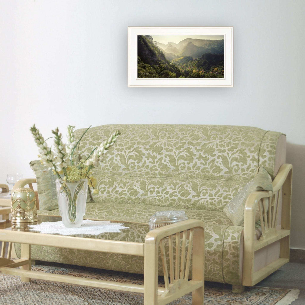 Land of the Hobbits Martin Podt Ready to Hang Framed Print White Frame White Framed Print Wall Art - Homeroots - Flyclothing LLC