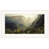 Land of the Hobbits Martin Podt Ready to Hang Framed Print White Frame White Framed Print Wall Art - Homeroots