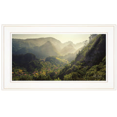 Land of the Hobbits Martin Podt Ready to Hang Framed Print White Frame White Framed Print Wall Art - Homeroots