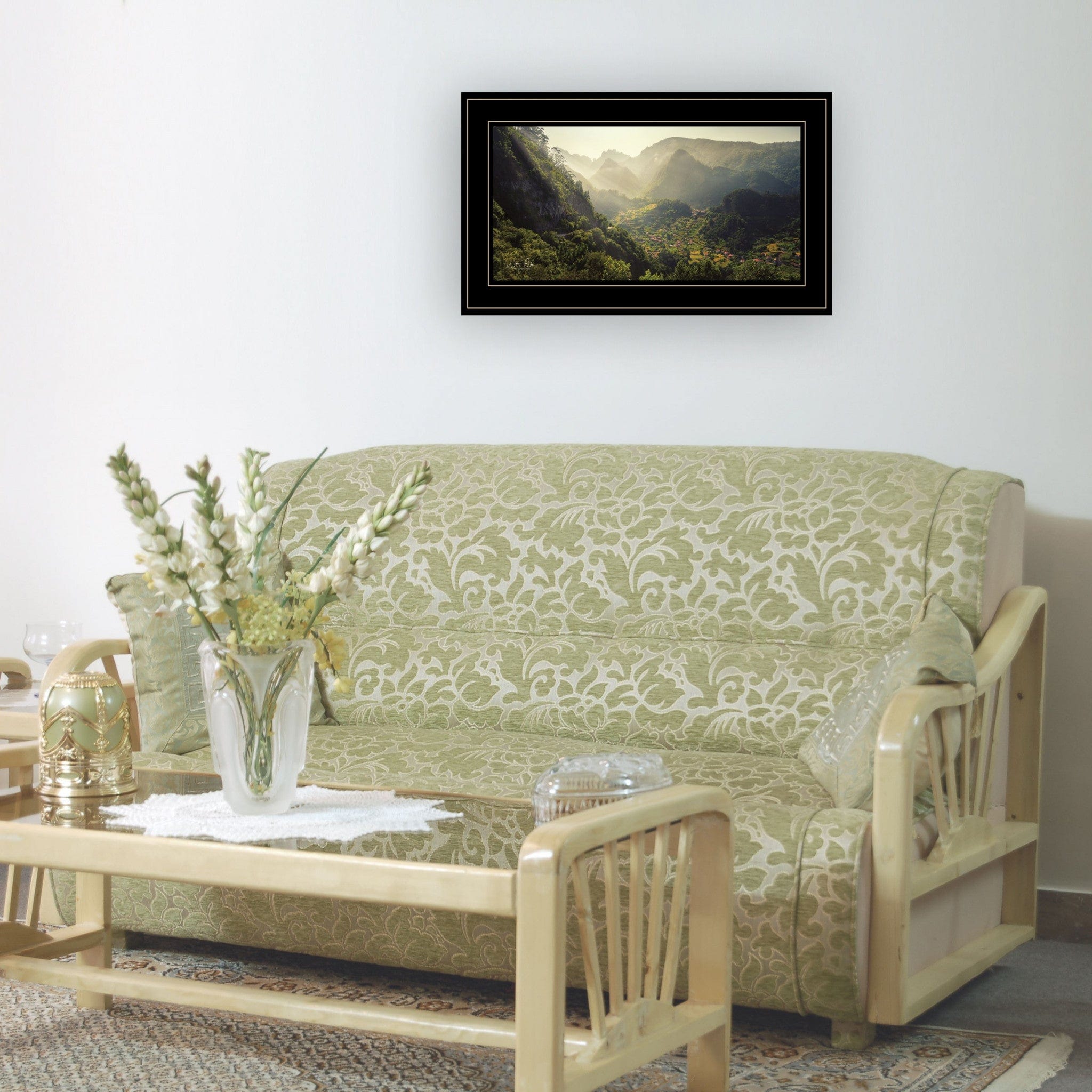 Land of the Hobbits Martin Podt Ready to Hang Framed Print Black Frame Black Framed Print Wall Art - Homeroots