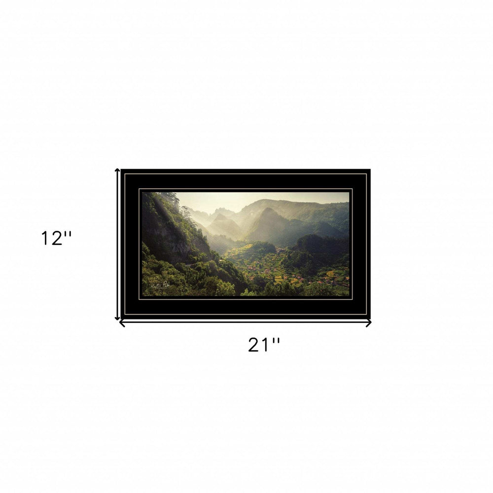 Land of the Hobbits Martin Podt Ready to Hang Framed Print Black Frame Black Framed Print Wall Art - Homeroots - Flyclothing LLC