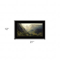 Land of the Hobbits Martin Podt Ready to Hang Framed Print Black Frame Black Framed Print Wall Art - Homeroots