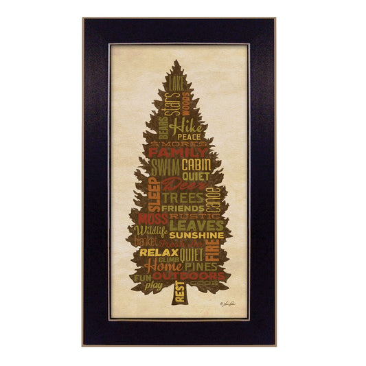 At the Lake 1 Black Framed Print Wall Art - Homeroots