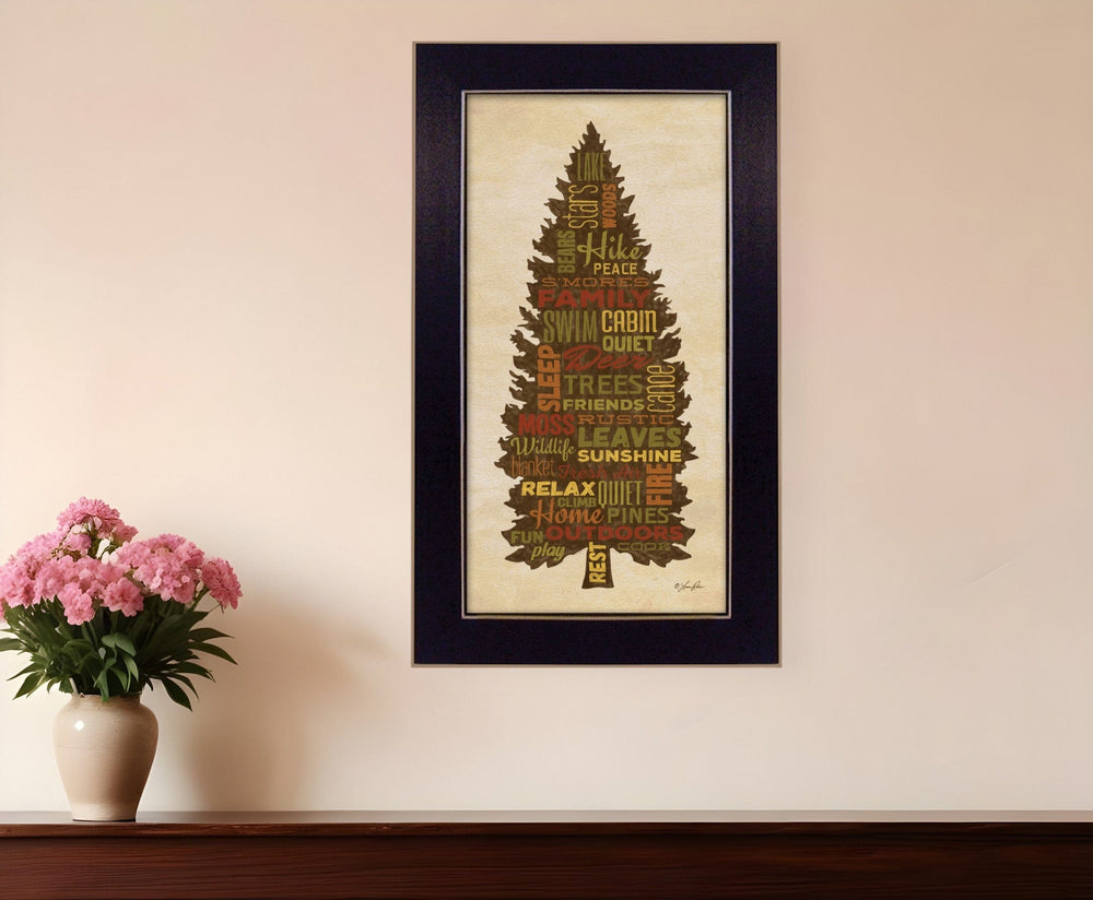At the Lake 1 Black Framed Print Wall Art - Homeroots