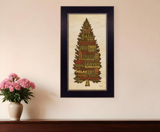At the Lake 1 Black Framed Print Wall Art - Homeroots