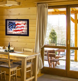 Oh Beautiful America Black Framed Print Wall Art - Homeroots - Flyclothing LLC