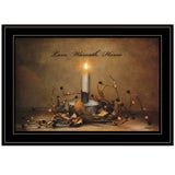 Love Warmth Home 2 Black Framed Print Wall Art - Homeroots - Flyclothing LLC