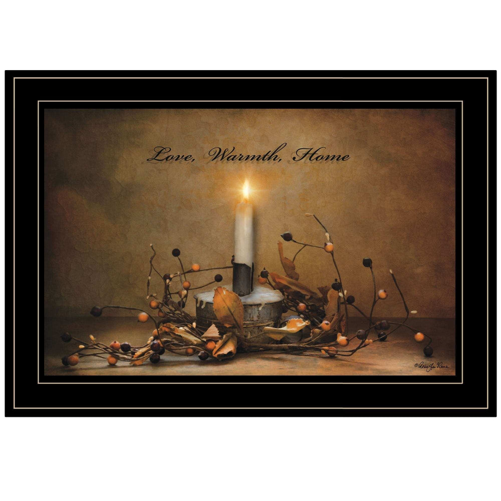 Love Warmth Home 2 Black Framed Print Wall Art - Homeroots - Flyclothing LLC
