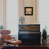 Music 2 Black Framed Print Wall Art - Homeroots - Flyclothing LLC