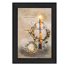 Make A Wish Black Framed Print Wall Art - Homeroots
