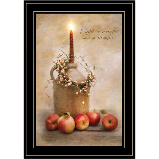 Say A Prayer 3 Black Framed Print Wall Art - Homeroots