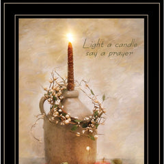 Say A Prayer 3 Black Framed Print Wall Art - Homeroots