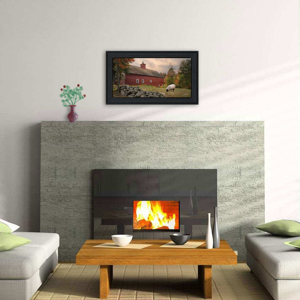 The Lone Gazer Black Framed Print Wall Art - Homeroots - Flyclothing LLC