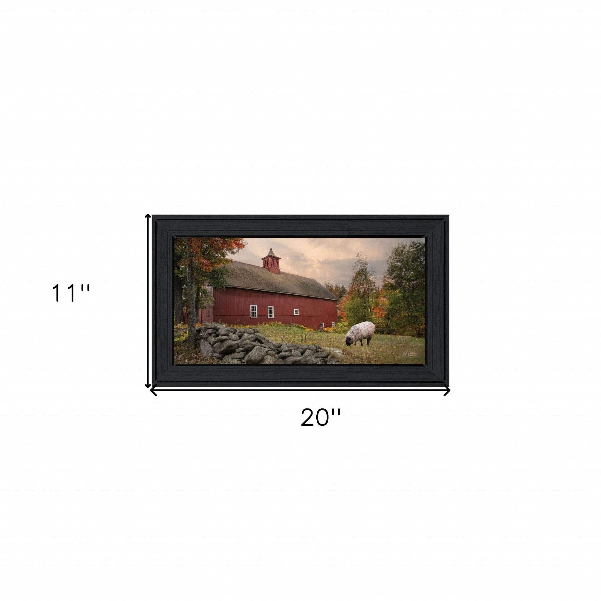 The Lone Gazer Black Framed Print Wall Art - Homeroots - Flyclothing LLC