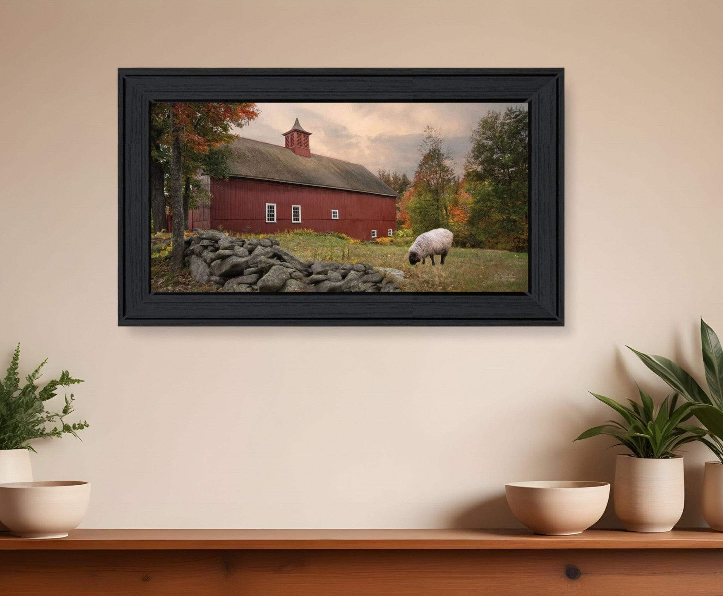 The Lone Gazer Black Framed Print Wall Art - Homeroots - Flyclothing LLC
