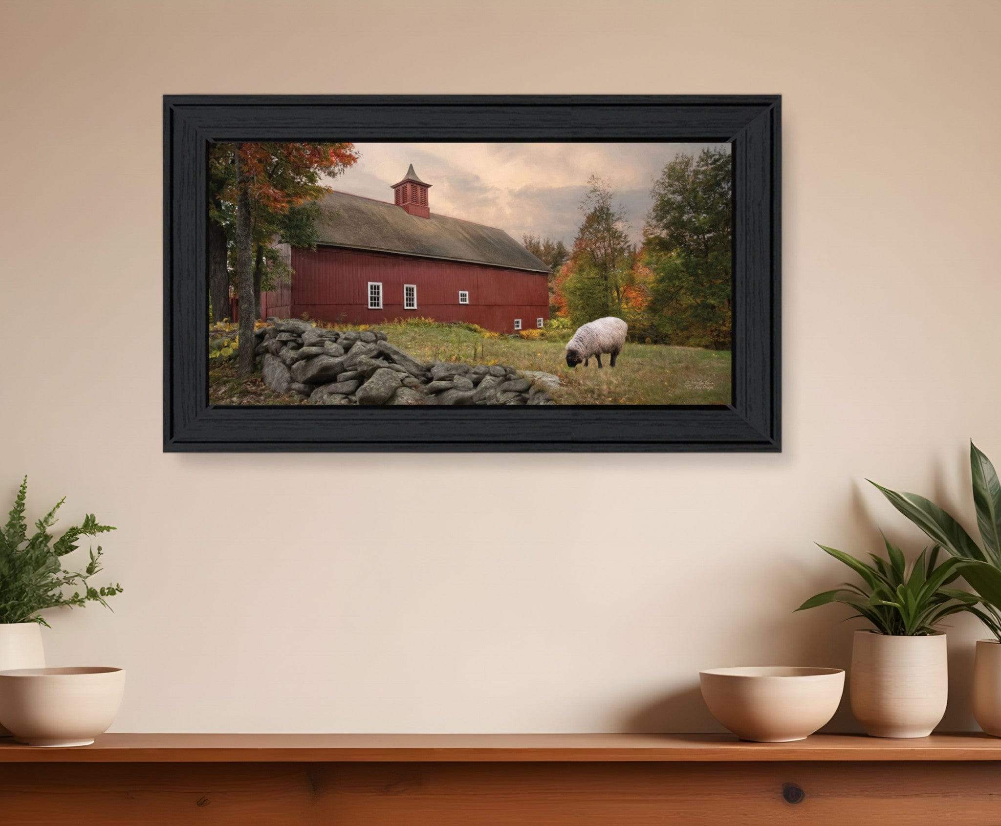 The Lone Gazer Black Framed Print Wall Art - Homeroots - Flyclothing LLC