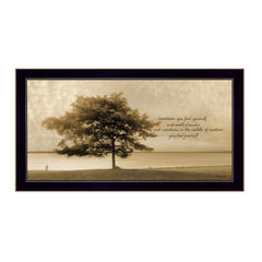 Find Yourself Black Framed Print Wall Art - Homeroots