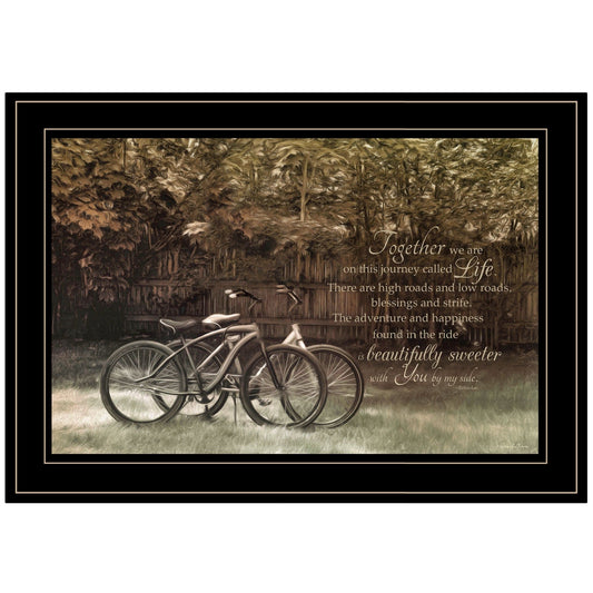 Journey Together 2 Black Framed Print Wall Art - Homeroots