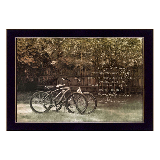 Journey Together 3 Black Framed Print Wall Art - Homeroots