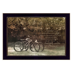 Journey Together 3 Black Framed Print Wall Art - Homeroots