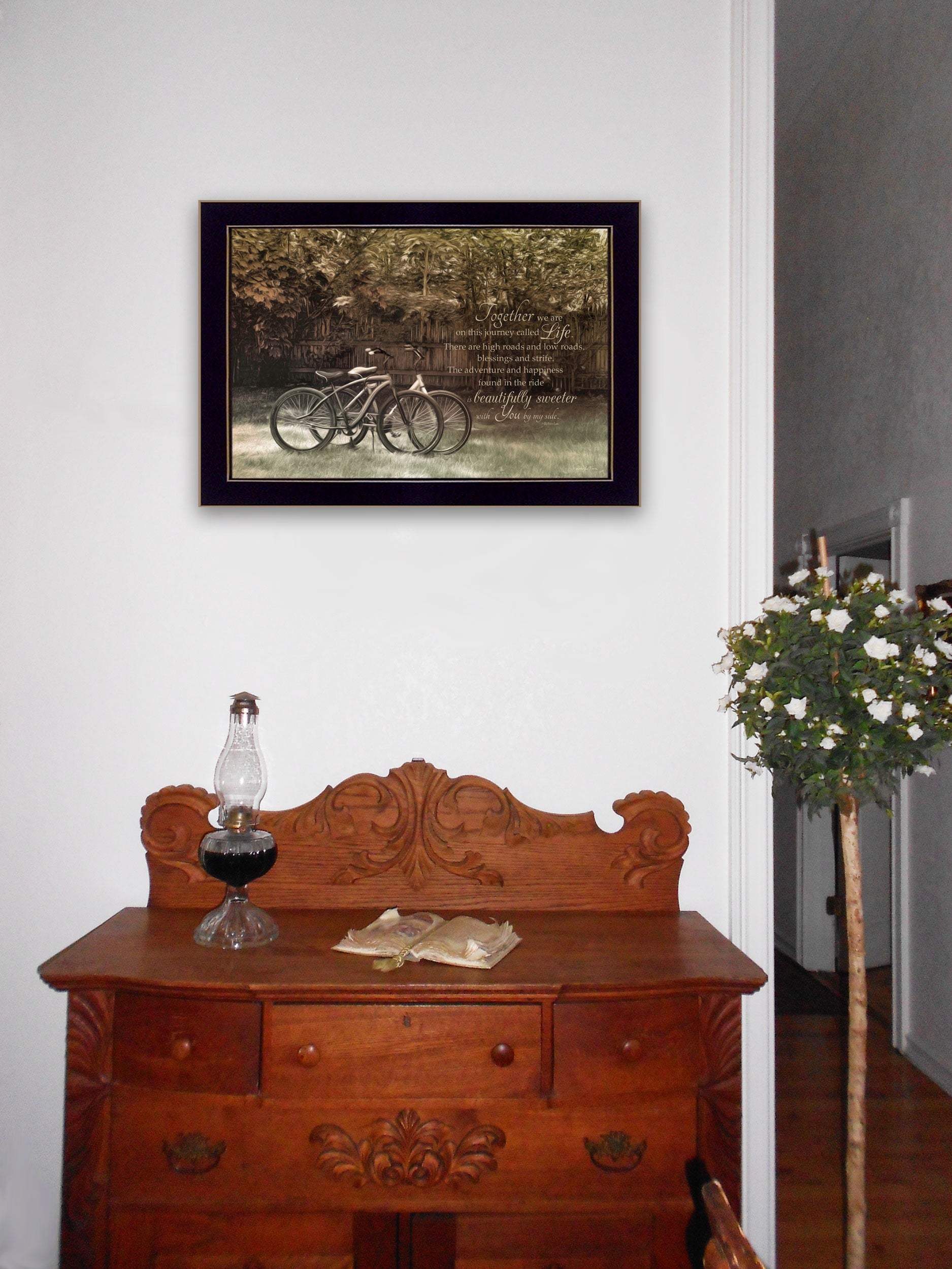 Journey Together 3 Black Framed Print Wall Art - Homeroots - Flyclothing LLC