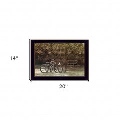 Journey Together 3 Black Framed Print Wall Art - Homeroots