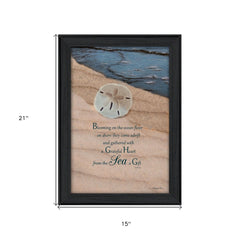 A Gift Black Framed Print Wall Art - Homeroots