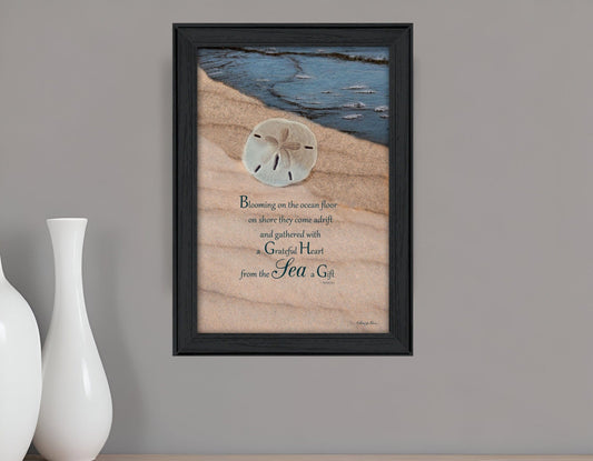 A Gift Black Framed Print Wall Art - Homeroots