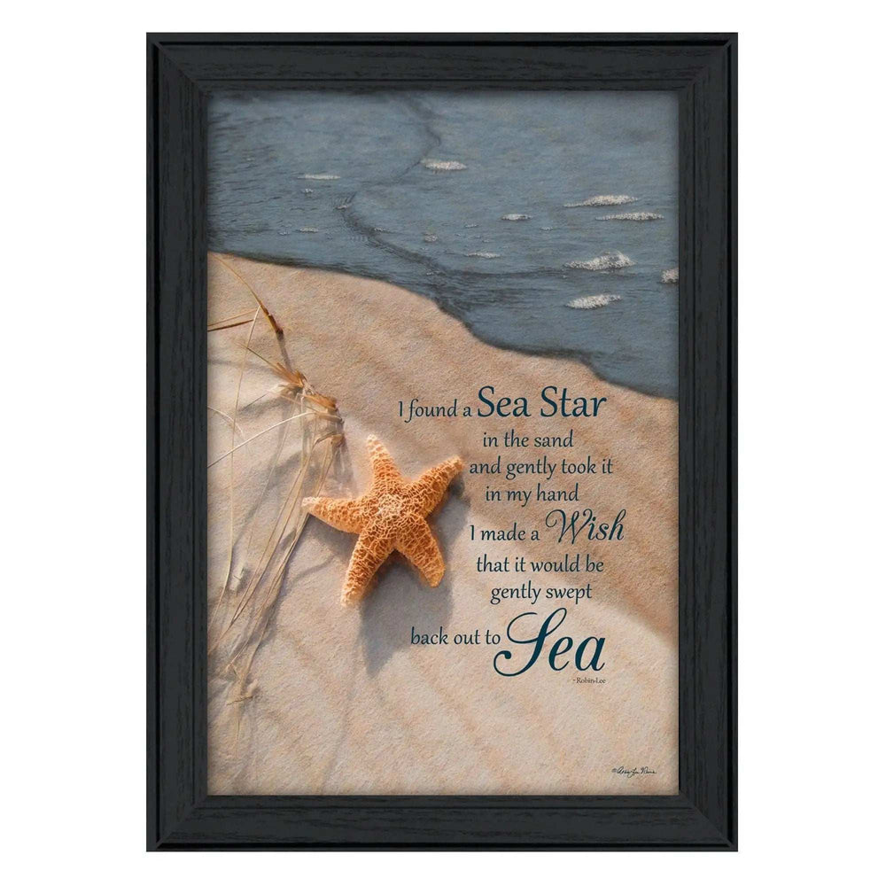 The Wish Black Framed Print Wall Art - Homeroots - Flyclothing LLC