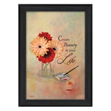 Create Beauty in Your Life Black Framed Print Wall Art - Homeroots - Flyclothing LLC