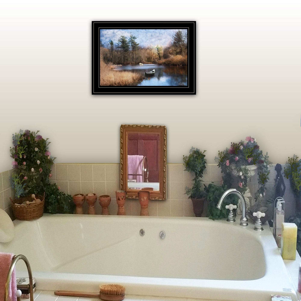 Riverside 2 Black Framed Print Wall Art - Homeroots - Flyclothing LLC