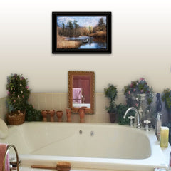 Riverside 2 Black Framed Print Wall Art - Homeroots