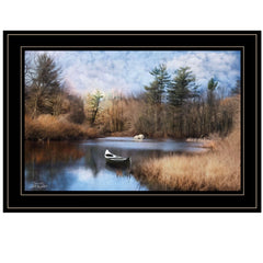 Riverside 2 Black Framed Print Wall Art - Homeroots