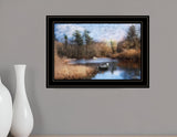 Riverside 2 Black Framed Print Wall Art - Homeroots