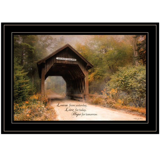 Live for Today 2 Black Framed Print Wall Art - Homeroots