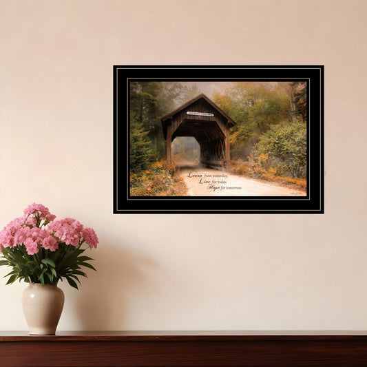 Live for Today 2 Black Framed Print Wall Art - Homeroots