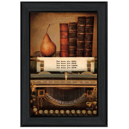 Read Know Learn Grow 2 Black Framed Print Wall Art - Homeroots - Flyclothing LLC