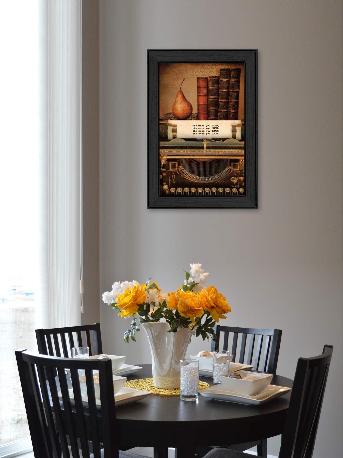 Read Know Learn Grow 2 Black Framed Print Wall Art - Homeroots - Flyclothing LLC