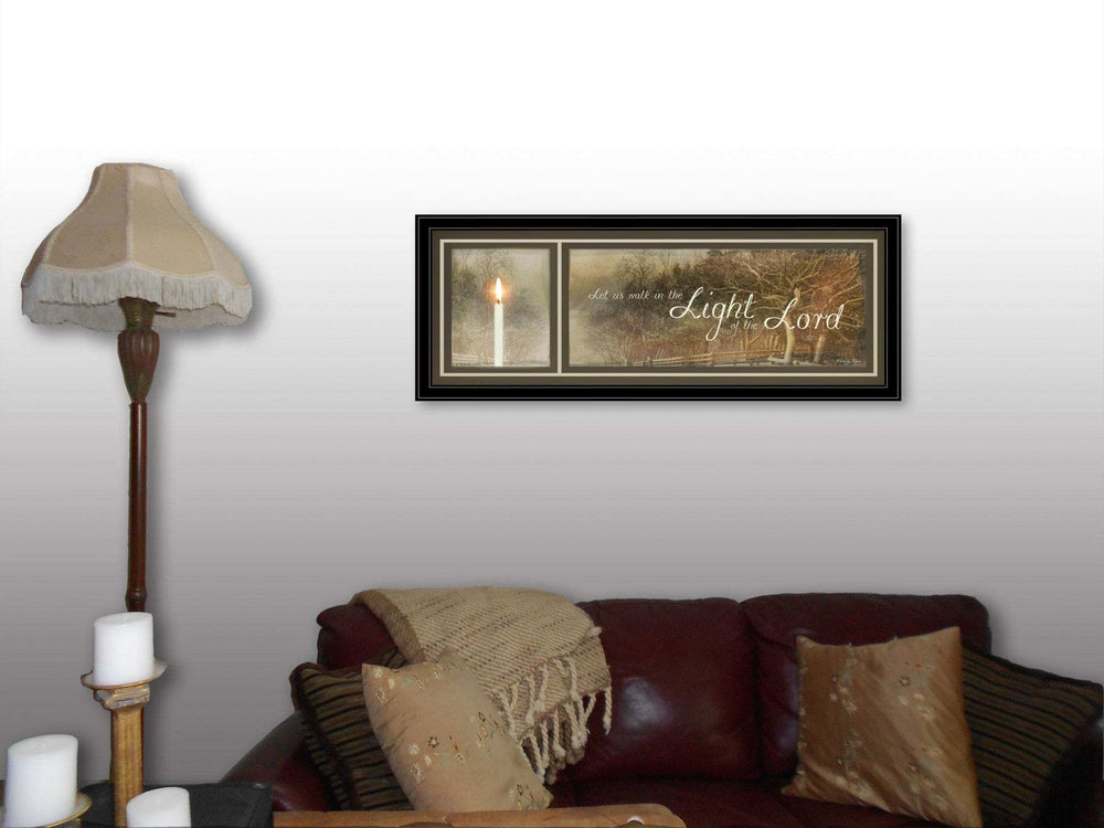 Walk in the Light 1 Black Framed Print Wall Art - Homeroots - Flyclothing LLC