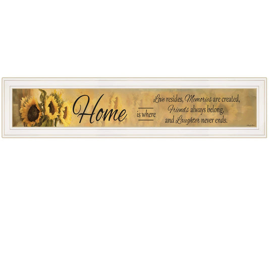 Home ISE 1 White Framed Print Wall Art - Homeroots